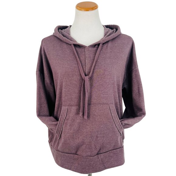 Free People Movement Cozy Purple Eggplant Casual Athleisurewear Pullover Hoodie - Picture 14 of 16